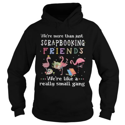 Flamingo were more than just scrapbooking friends were like a really small gang hoodie