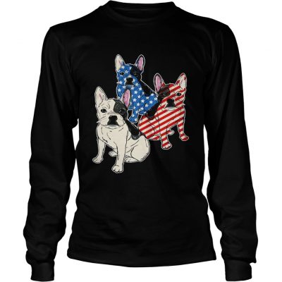 French Bulldog Flag longsleeve tee