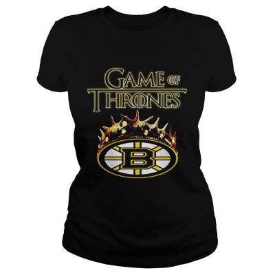 Game of Thrones Crown Boston Bruins ladies tee