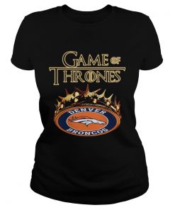 Game of Thrones Denver Broncos mashup ladies tee