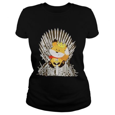 Game of Thrones Fox King Iron throne ladies tee