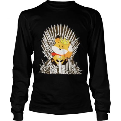 Game of Thrones Fox King Iron throne longsleeve tee