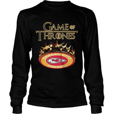 Game of Thrones Kansas City Chiefs mashup longsleeve tee