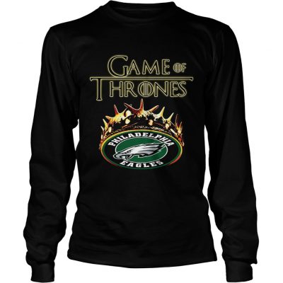 Game of Thrones Philadelphia Eagles mashup longsleeve tee