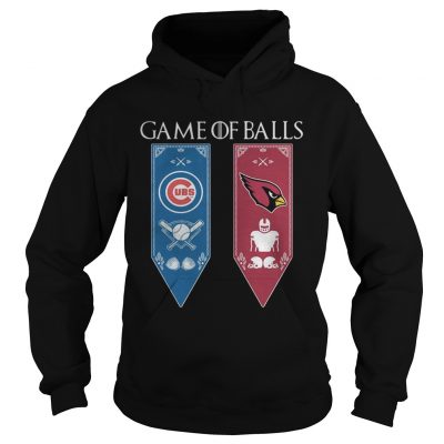 Game of Thrones game of balls Chicago Cubs and Arizona Cardinals hoodie