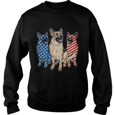 German Shepherd Flag sweatshirt