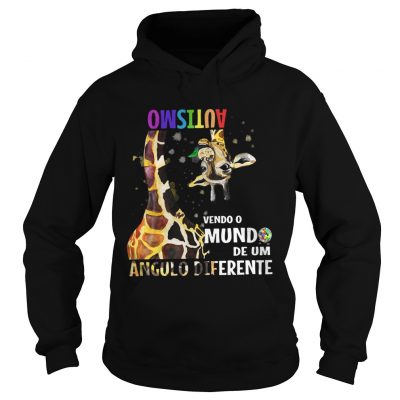 Giraffe autism Vendo O Mundo De Um Angulo Diferente hoodie