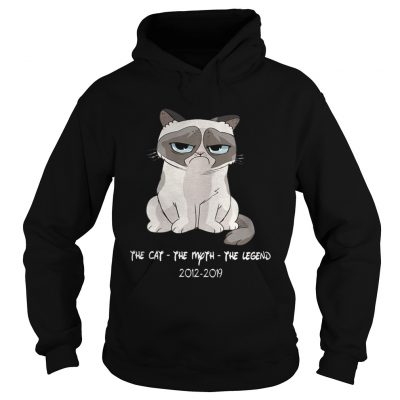 Grumpy the cat the moth the legend 2012 2019 hoodie