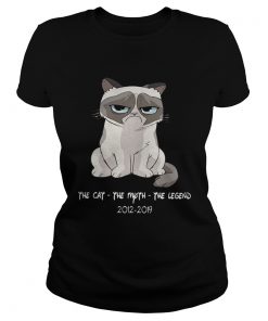 Grumpy the cat the moth the legend 2012 2019 ladies tee