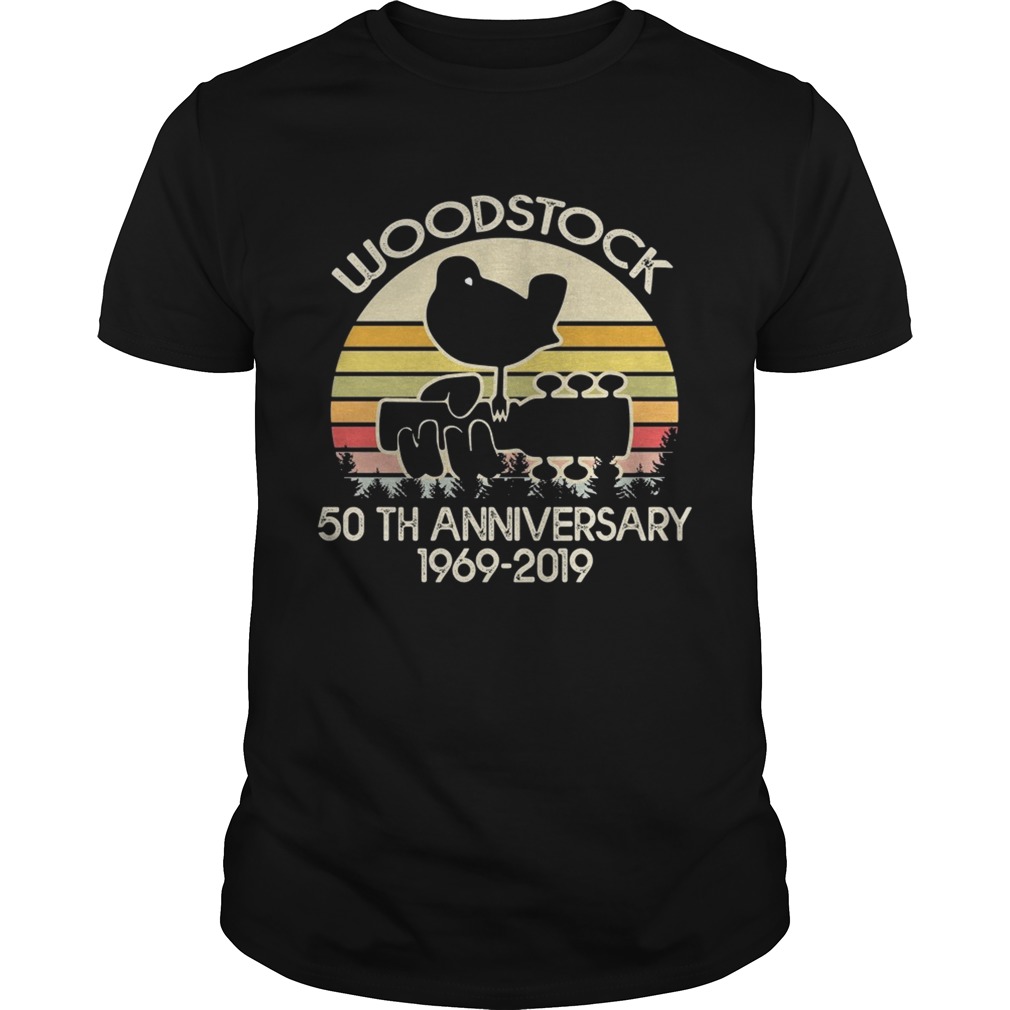 50th Anniversary 1969-2019 Woodstock Music vintage shirt