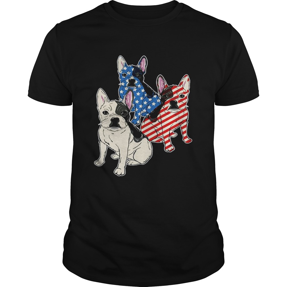 French Bulldog Flag T-shirt