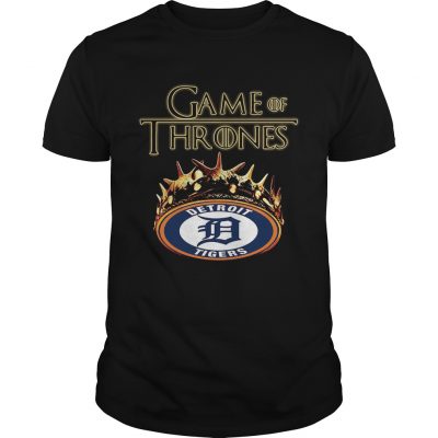 Guys Game of Thrones Detroit Tigers mashup shirt