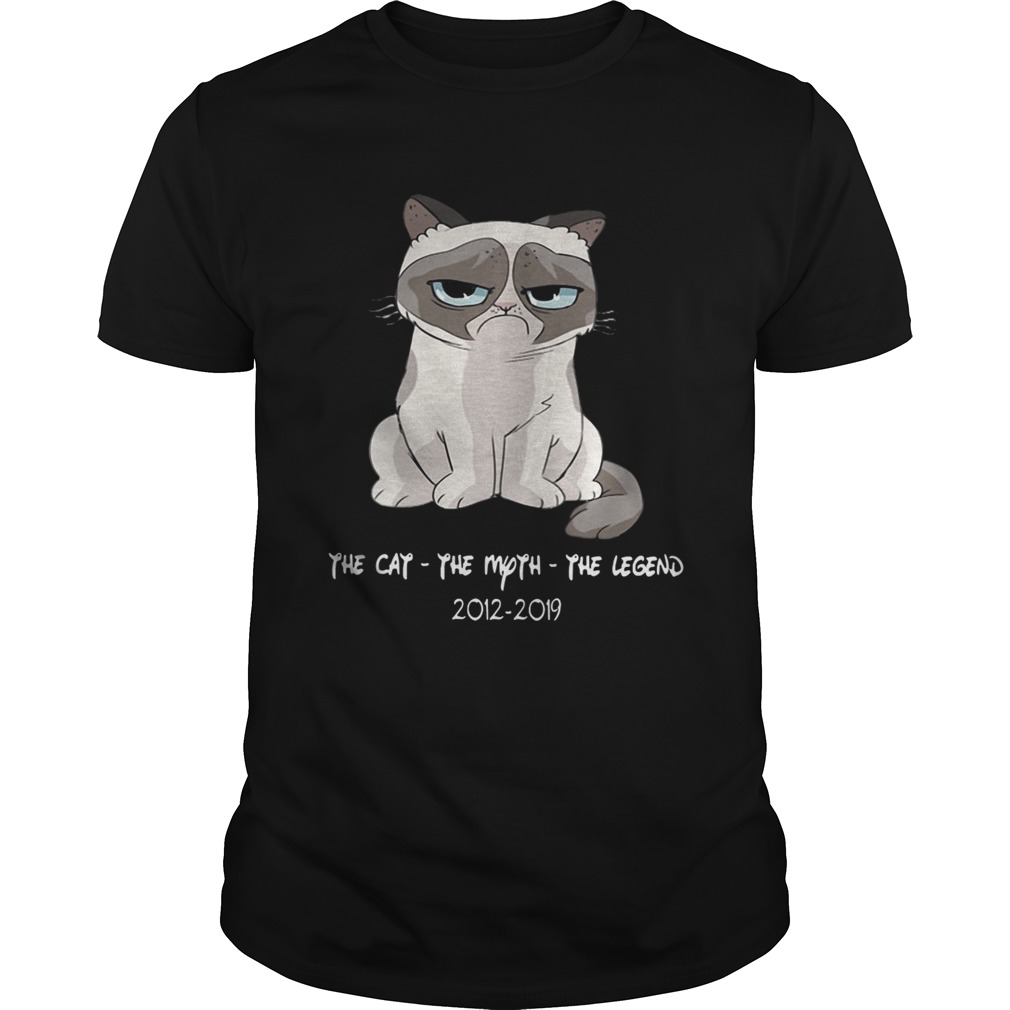 Grumpy the cat the moth the legend 2012 2019 shirt