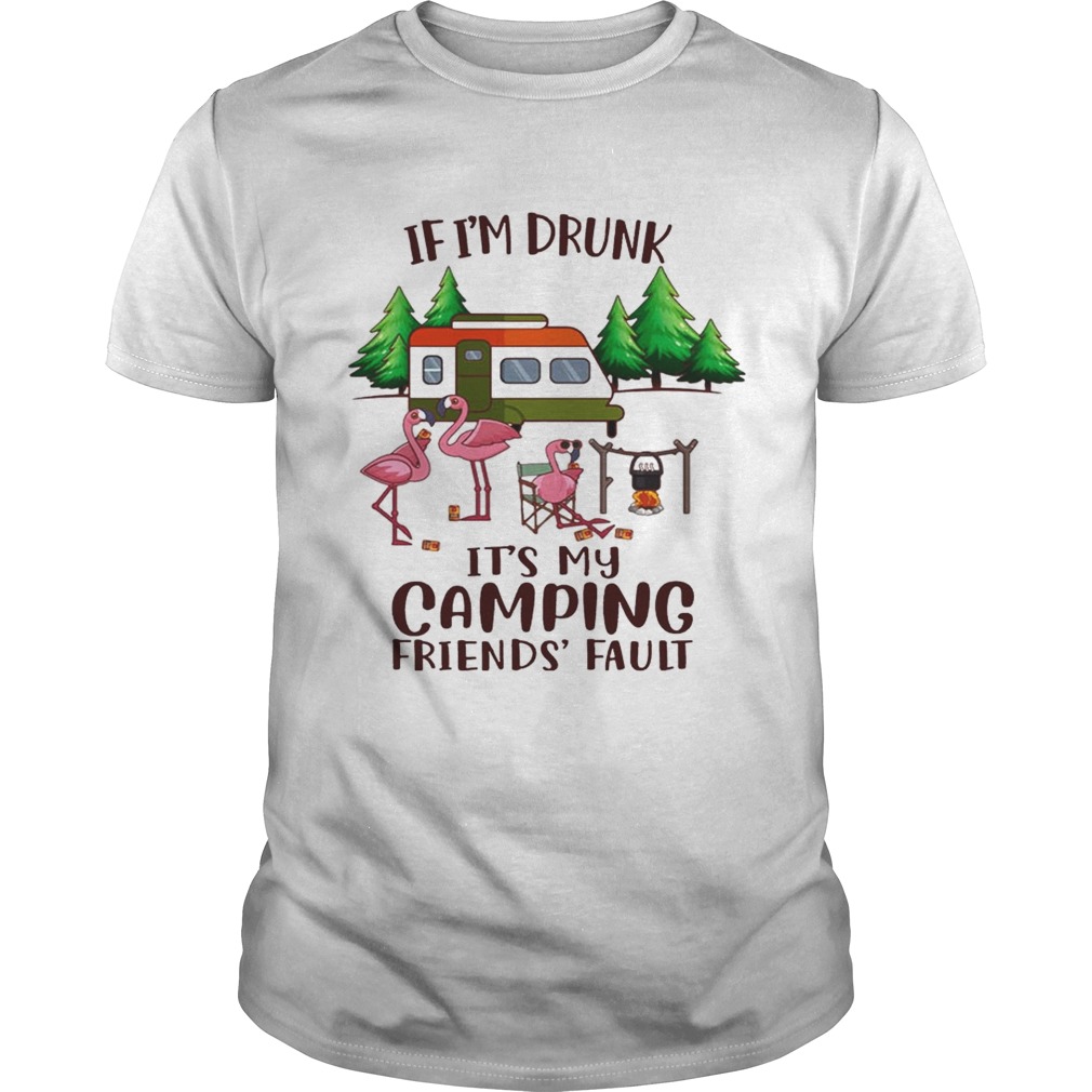 If I’m Drunk It’s My Camping Friends’ Fault T-shirt