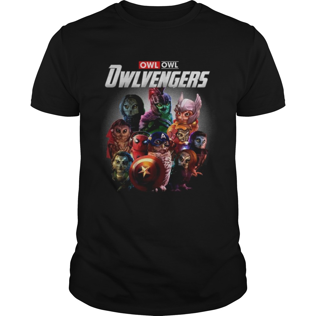 Owl Avengers Owlvengers Marvel Endgame tshirts