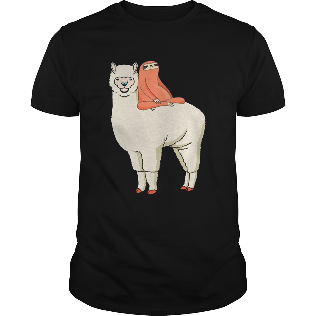 Sloth Riding Llama Shirt