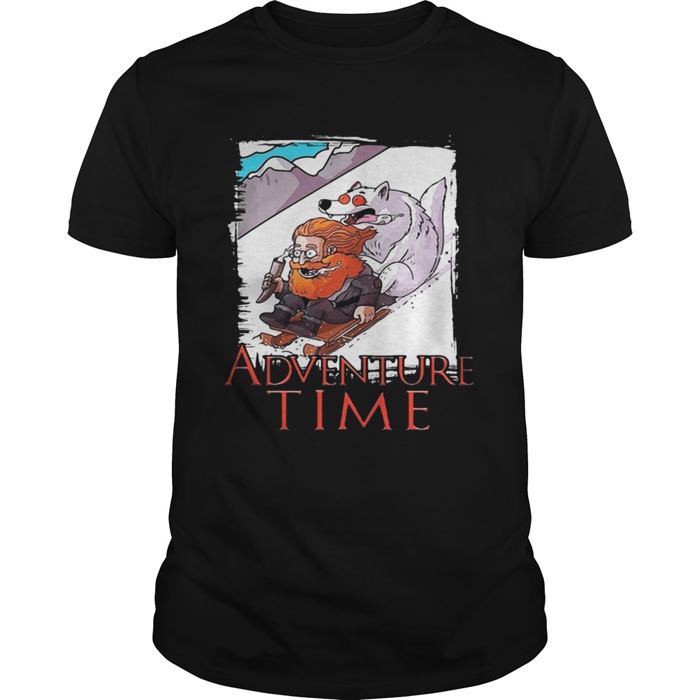 Tormund Giantsbane snowboarding adventure time Game of Thrones shirt