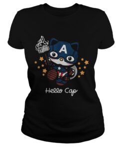 Hello Kitty Captain America ladies tee