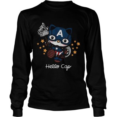 Hello Kitty Captain America longsleeve tee