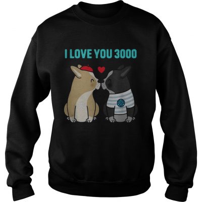 I love you 3000 Bulldog kiss sweatshirt