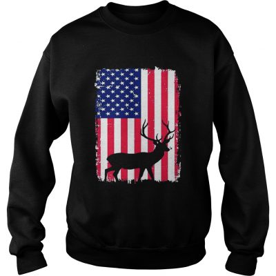 Independence Day Hunting American Flag Sweatshirt