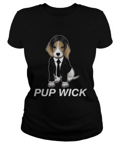 John Wick Puppy Pup Wick ladies tee