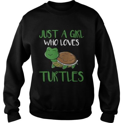 Just a girl who loves turtles sweatshirt