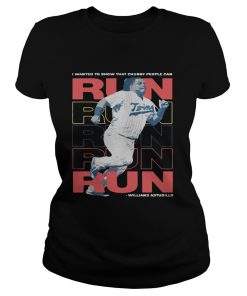 La tortuga willians astudillo chubby people can run ladies tee