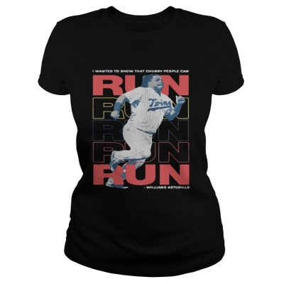 La tortuga willians astudillo chubby people can run ladies tee