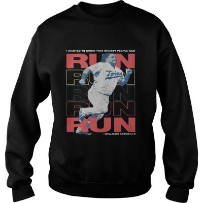 La tortuga willians astudillo chubby people can run sweatshirt