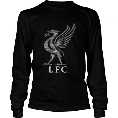 Liverpool FC Mo Salah never give up black longsleeve tee