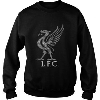 Liverpool FC Mo Salah never give up black sweatshirt