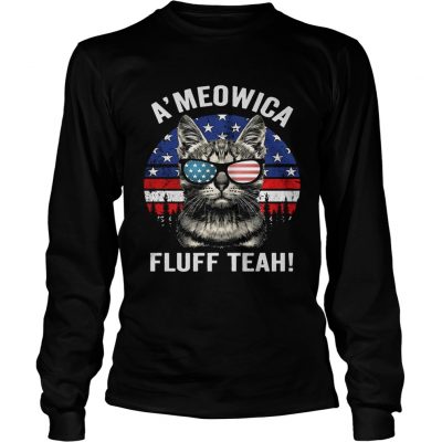 Meowica fluff yeah longsleeve tee