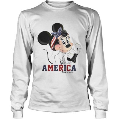 Mickey American nurse life longsleeve tee