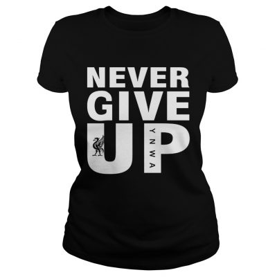 Mohamed Salah Never give up FC Liverpool ladies tee