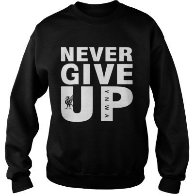 Mohamed Salah Never give up FC Liverpool sweatshirt