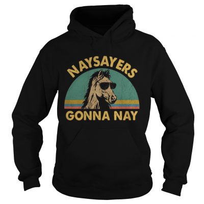 Naysayers gonna nay vintage retro sunset hoodie