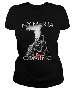 Nymeria is coming Game of Thrones ladies tee