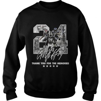 Official 24 Marshawn Lynch thank you for the memories sweatshirt