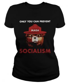 Only you can prevent socialism ladies tee