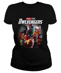 Owl Avengers Owlvengers Marvel Endgame ladies tee