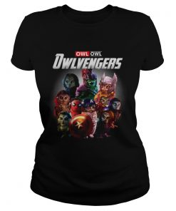 Owl Avengers Owlvengers Marvel Endgame ladies tee