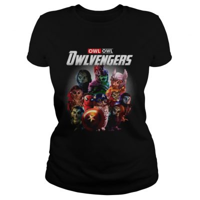 Owl Avengers Owlvengers Marvel Endgame ladies tee