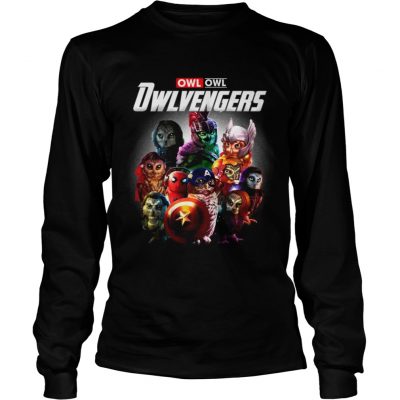 Owl Avengers Owlvengers Marvel Endgame longsleeve tee