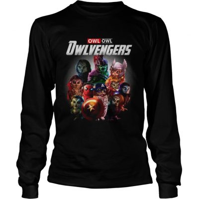 Owl Avengers Owlvengers Marvel Endgame longsleeve tee