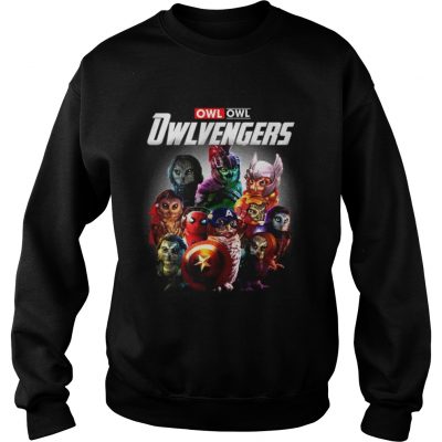 Owl Avengers Owlvengers Marvel Endgame longsleeve tee