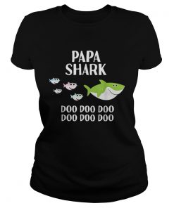 Papa Shark Doo Doo  Classic Ladies