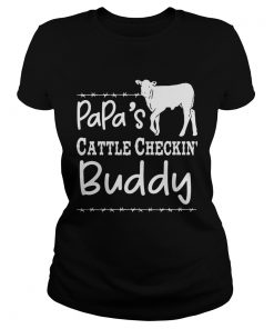 Papas cattle checkin buddy ladies tee