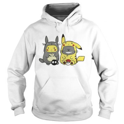 Pikachu and Totoro we are best friend hoodie