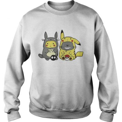 Pikachu and Totoro we are best friend sweatshirt